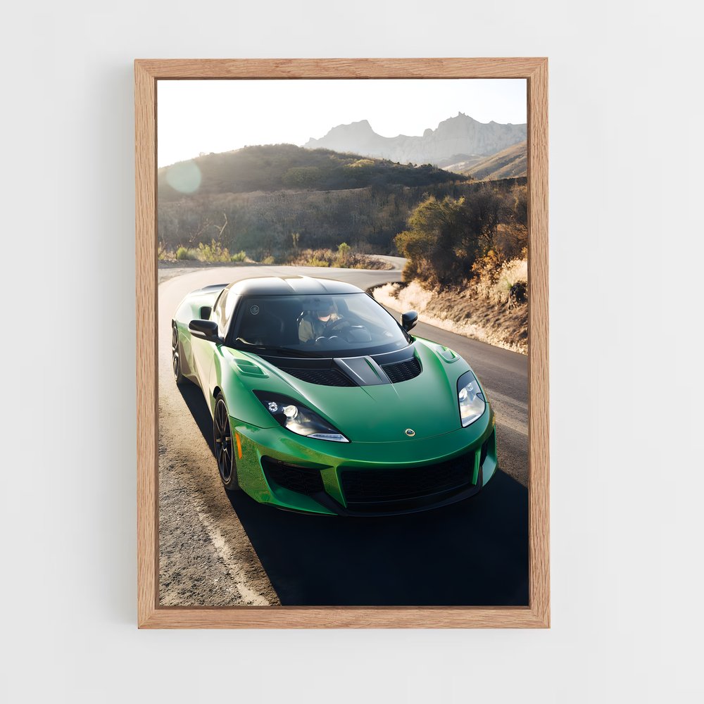 Poster Évasion Vitesse – affiche Lotus (vue 4)